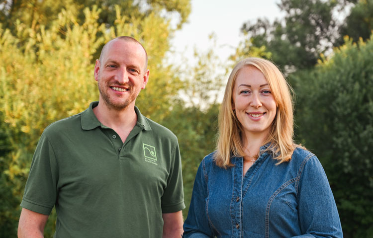 Sabina Slobodyanskaya und Kevin Alef von Philipp's Gärten