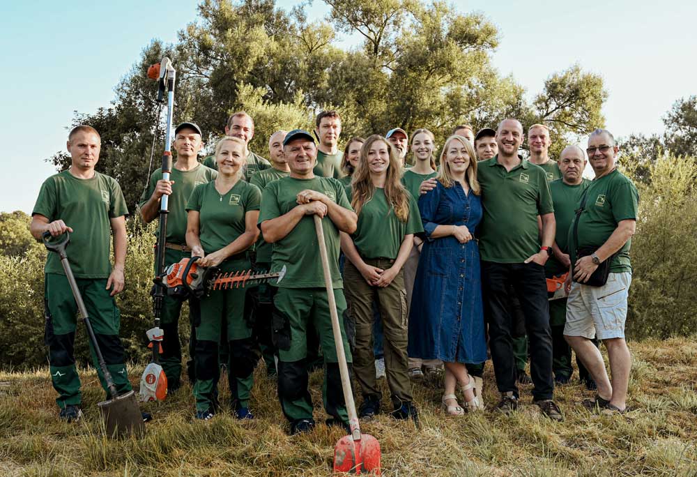Das Team von Philipp's Gärten